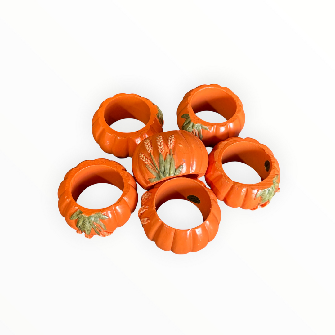 Resin Pumpkin Napking Rings