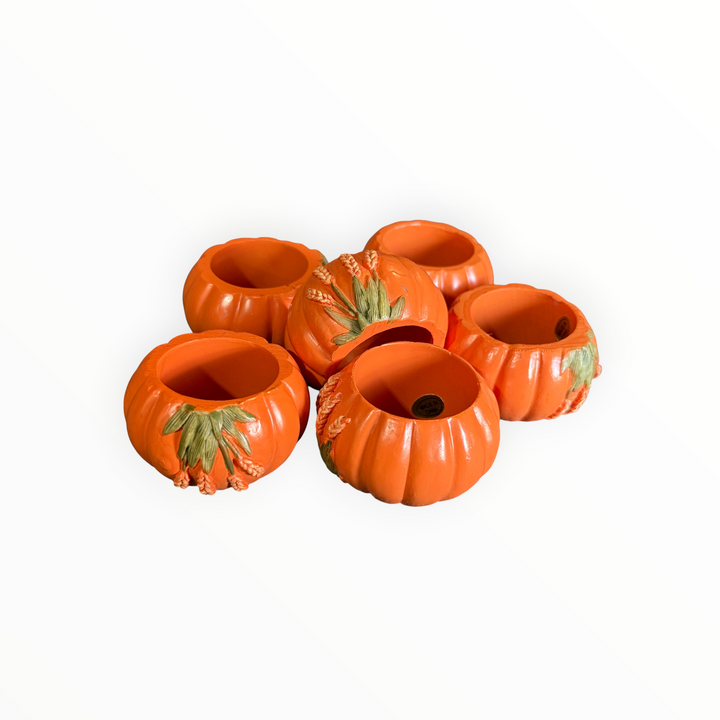 Resin Pumpkin Napking Rings