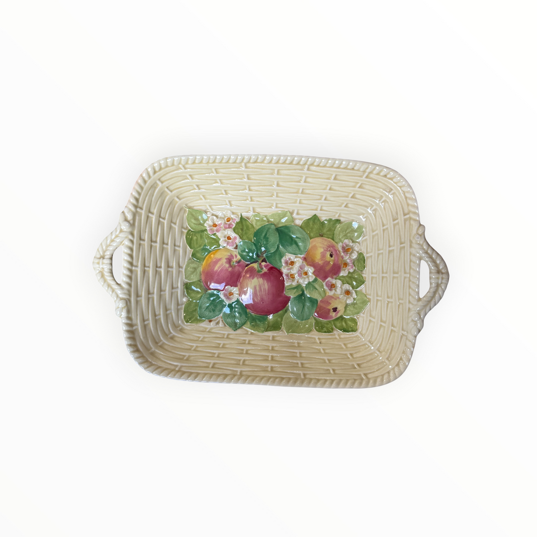 Vintage Royal Winton Apples Weave Ceramic Bowl