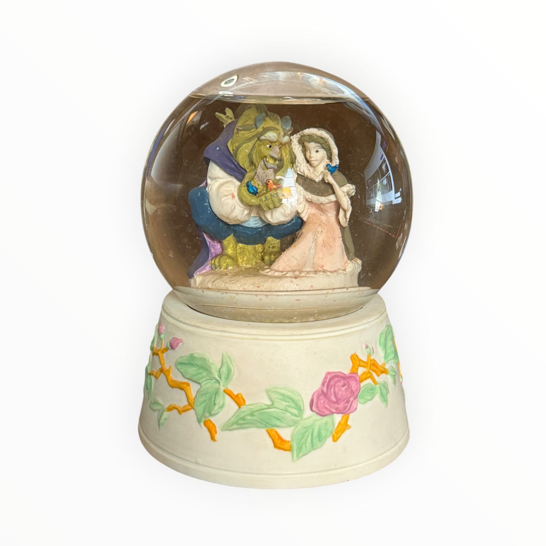 Schmid Beauty and The Beast Musical Snowglobe