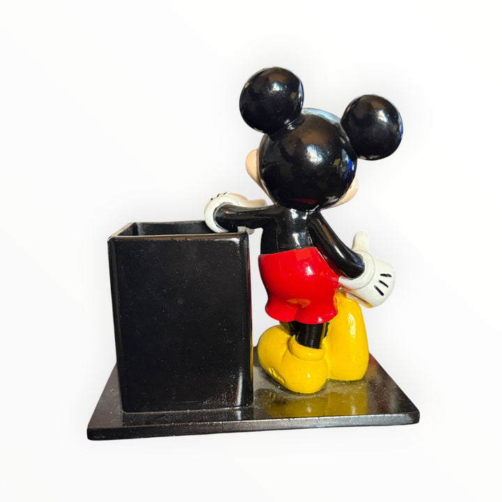 Wooden Mickey Mouse Pencil Holder