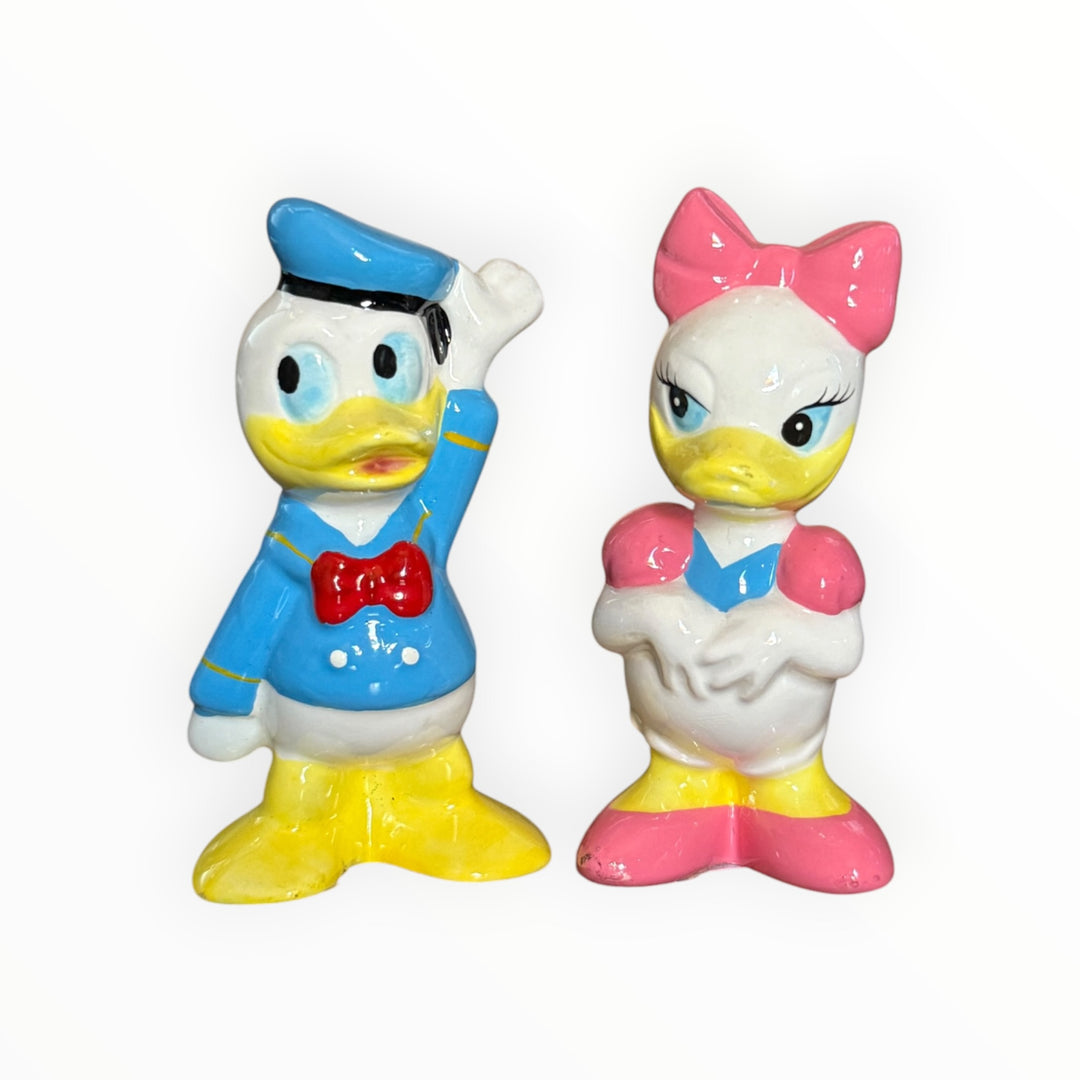 Ceramic Donald &amp; Daisy Duck Figurines