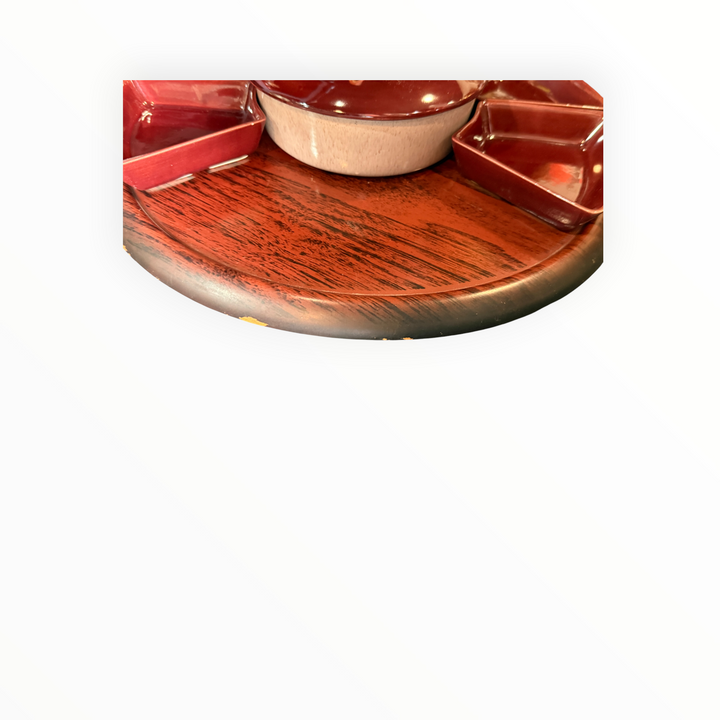 Vintage California Pottery Lazy Susan