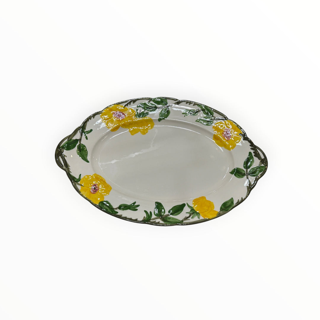 Franciscan Meadow Rose 14" Oval Serving Platter