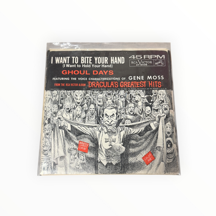 RCA Victor 45 I Want to Bite Your Hand Ghoul Days "Dracula&