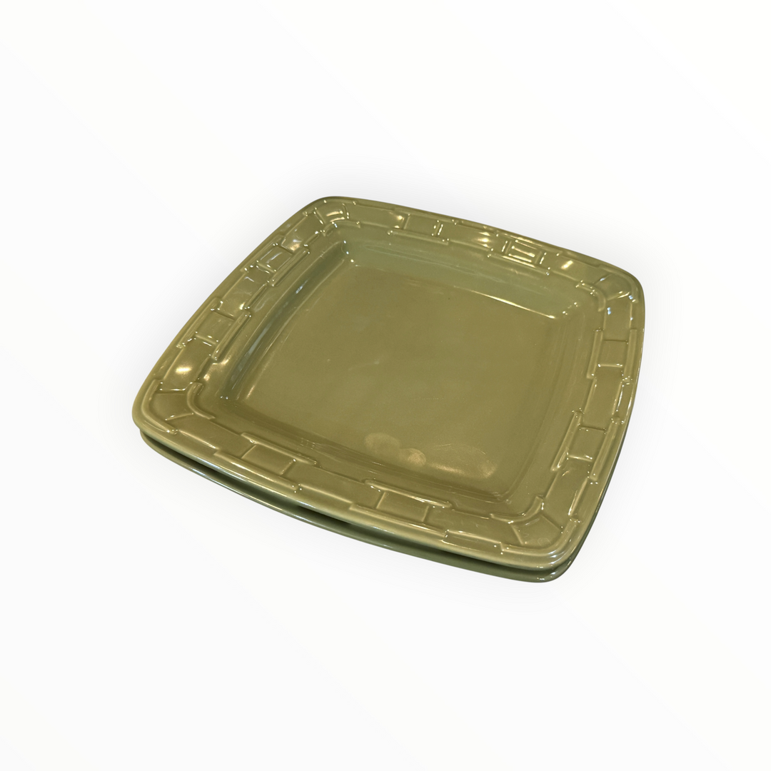 Longaberger Sage Square Dinner Plate