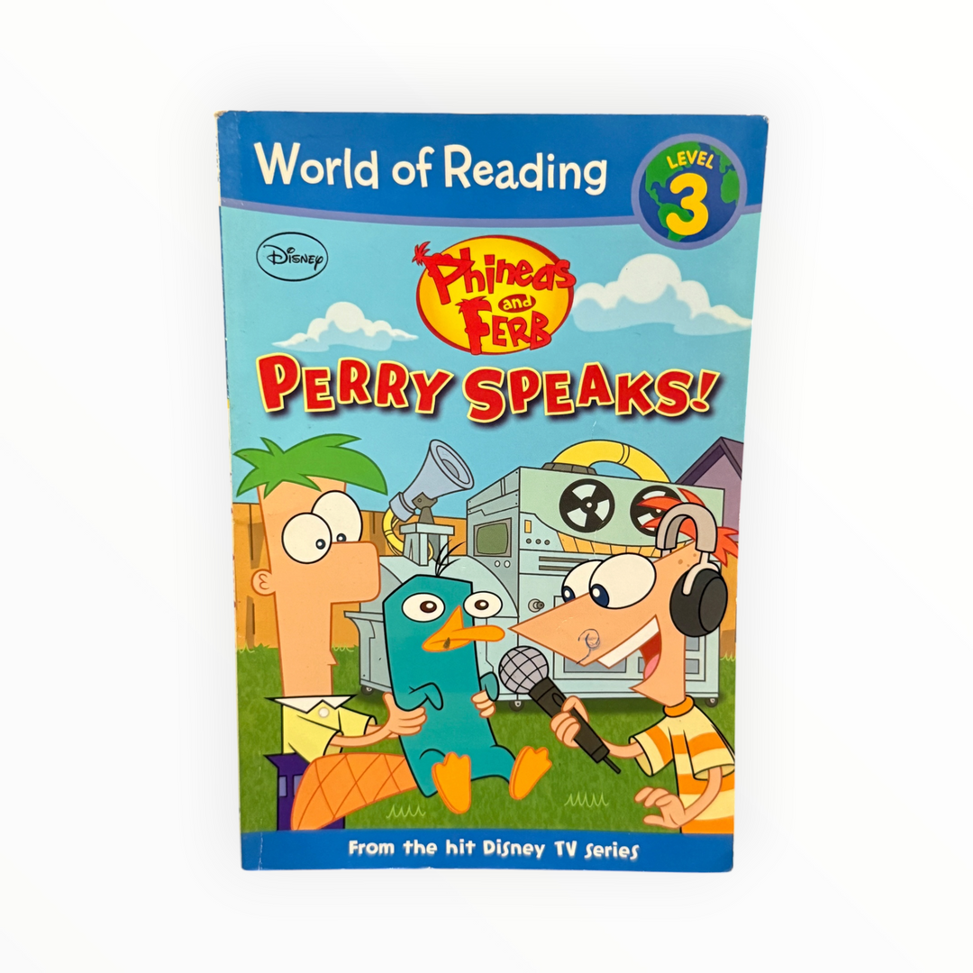 World of Read Level 3 Phineas &amp; Ferb Perry Speaks! Book
