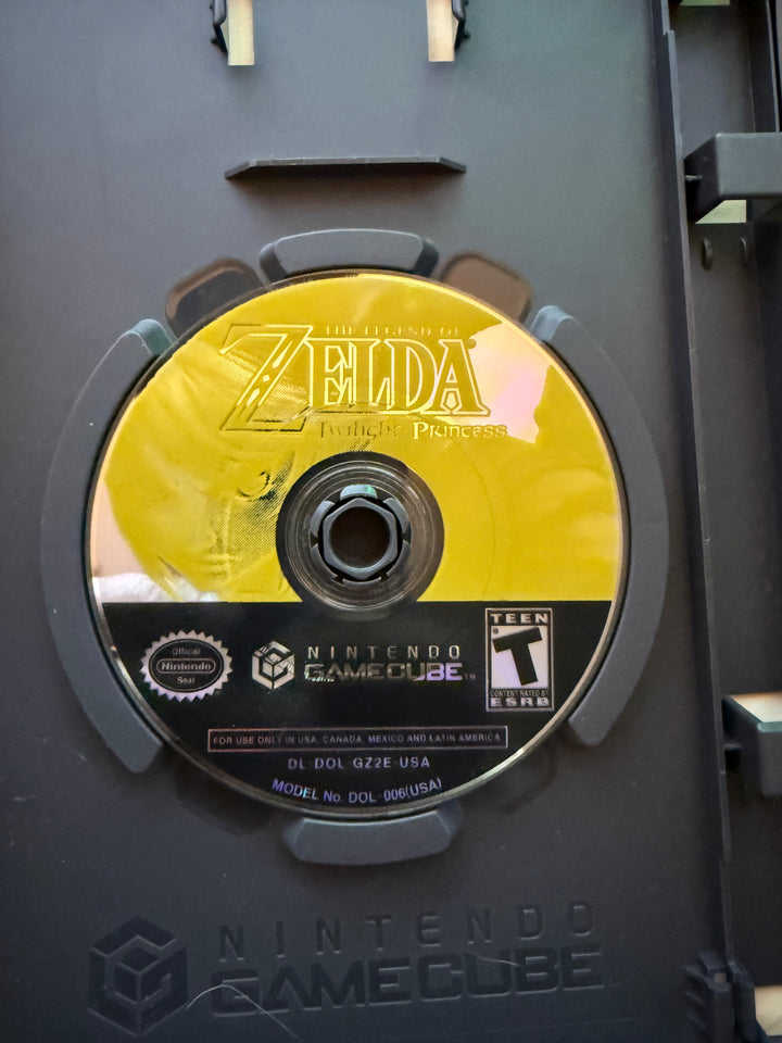 The Legend of Zelda: Twilight Princess (Nintendo GameCube, 2006) Tested / Works