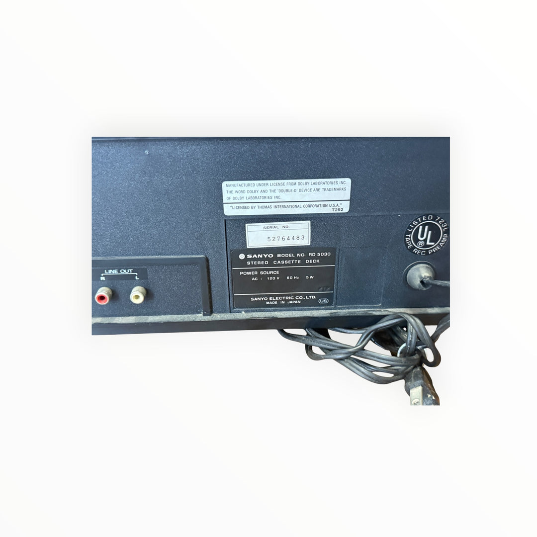 Sanyo RD5030 Stereo Cassette Deck