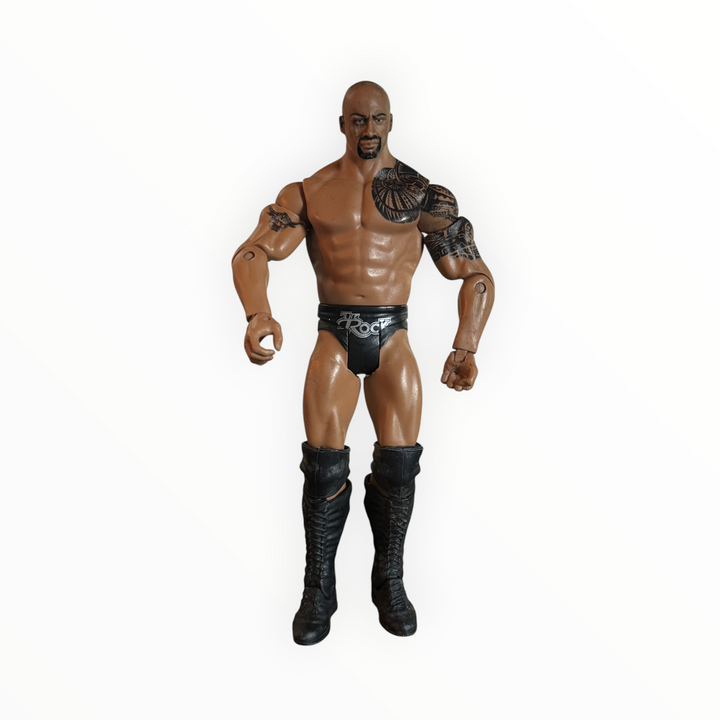 WWE 2011 The Rock Dwayne Johnson Mattel Basic Wrestling Action Figure