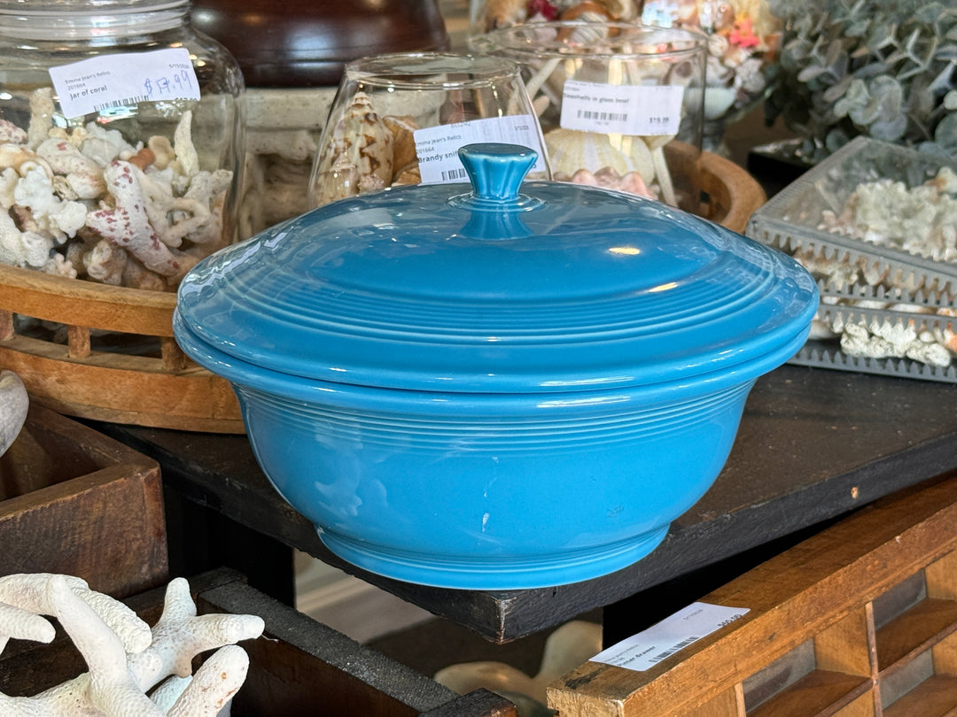 Fiestaware 2 qt Covered Casserole - Peacock