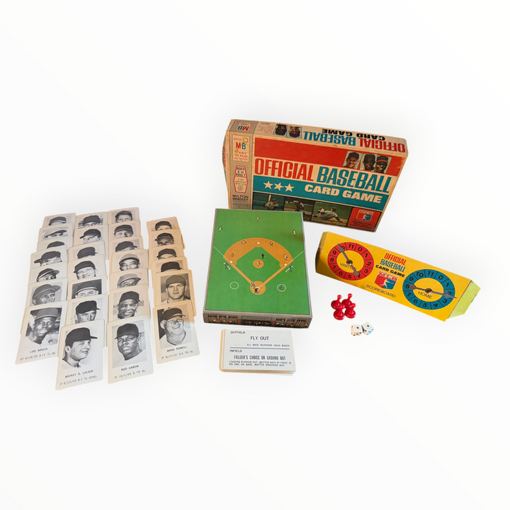 Milton Bradley 1970 Vintage Baseball Card Game Official Complete Set