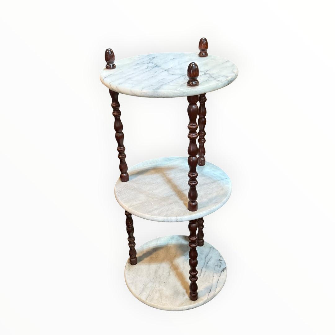 Marble Table / Plant Stand  PICKUP ONLY