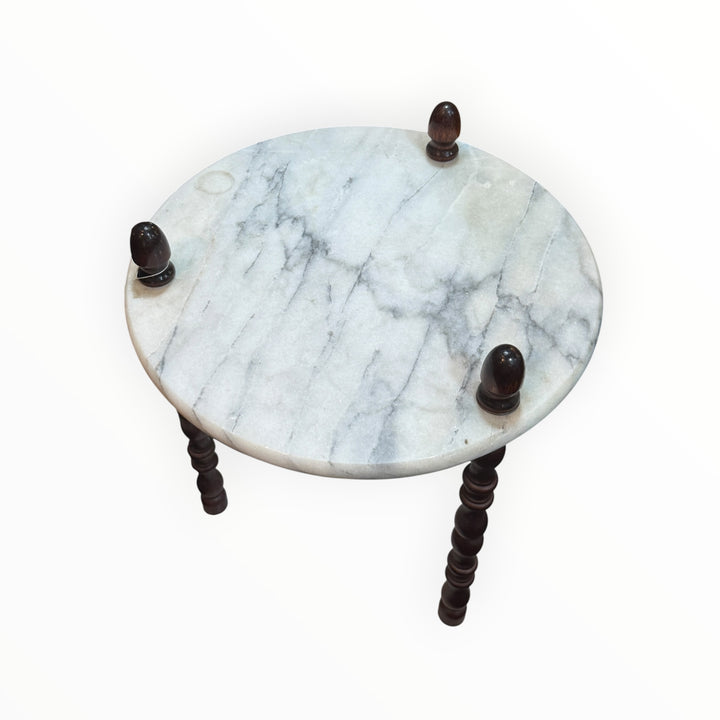 Marble Table / Plant Stand  PICKUP ONLY