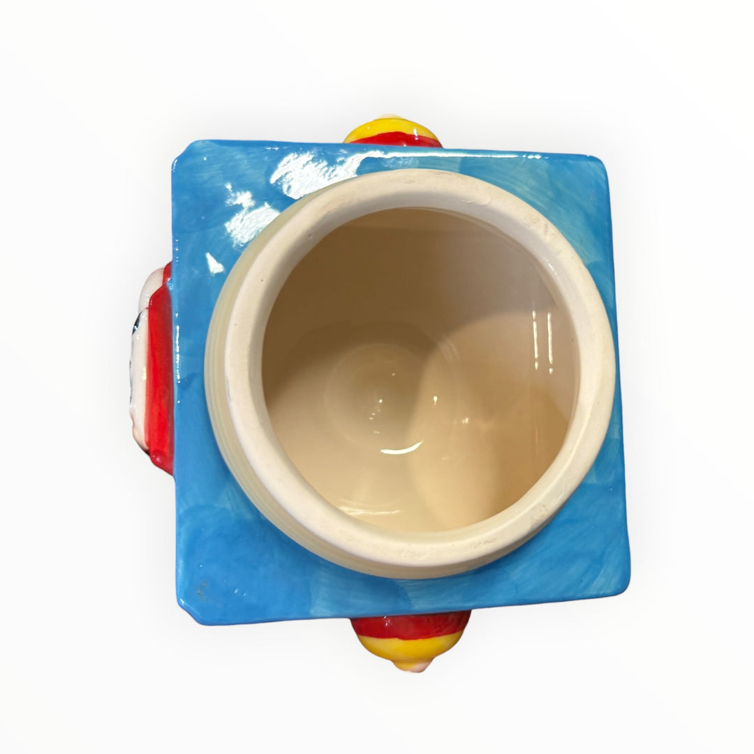 Ceramic Robot Cookie Jar
