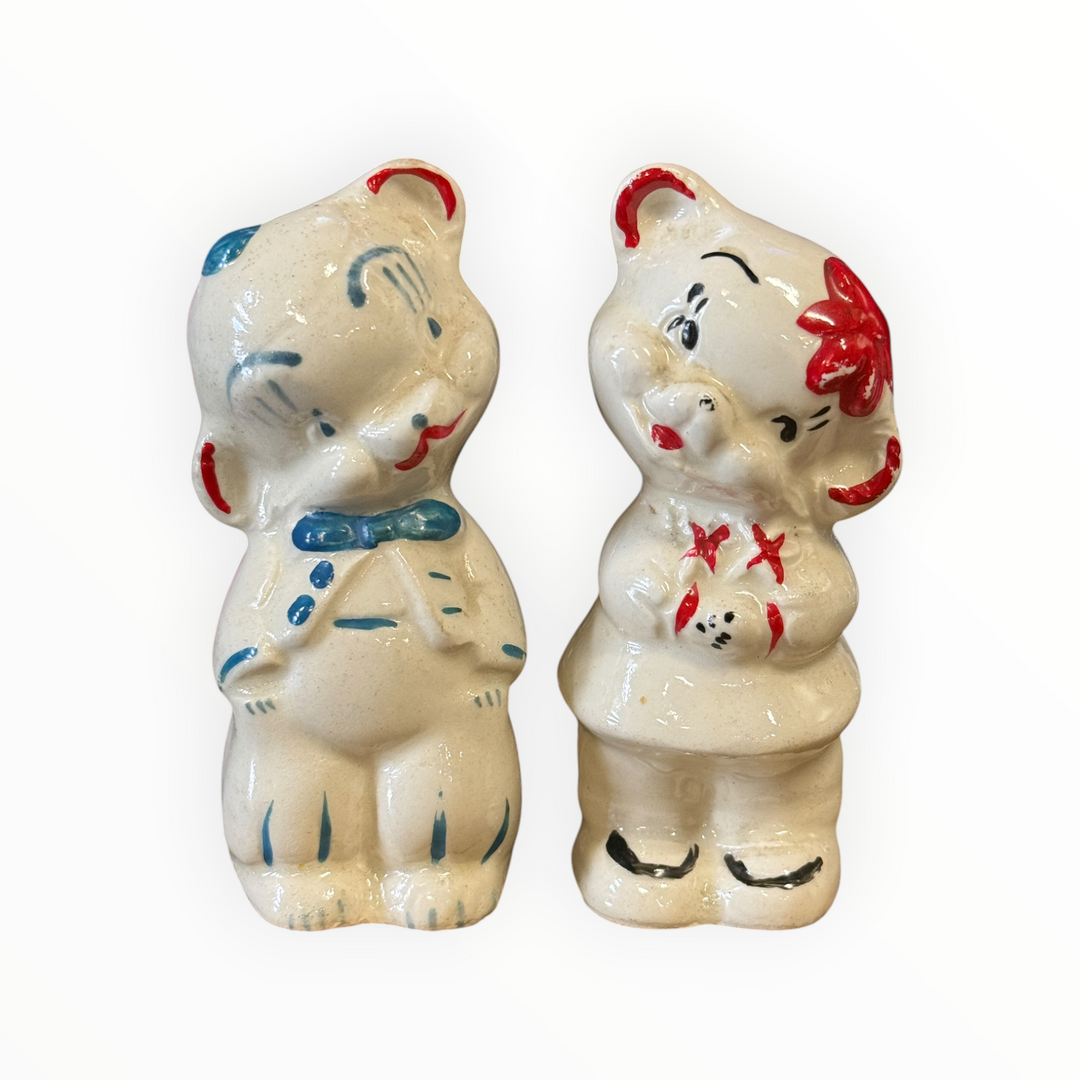Salt and Pepper - Ceramic Shawnee Pottery Pigs