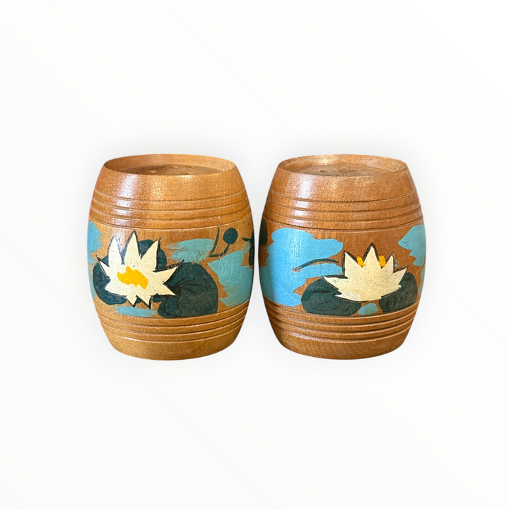 Salt and Pepper - Wooden Barrels