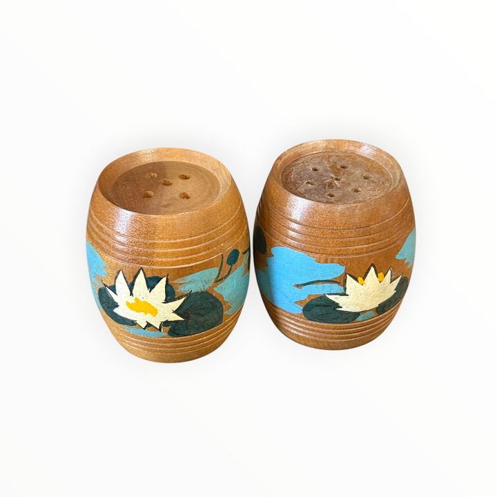Salt and Pepper - Wooden Barrels