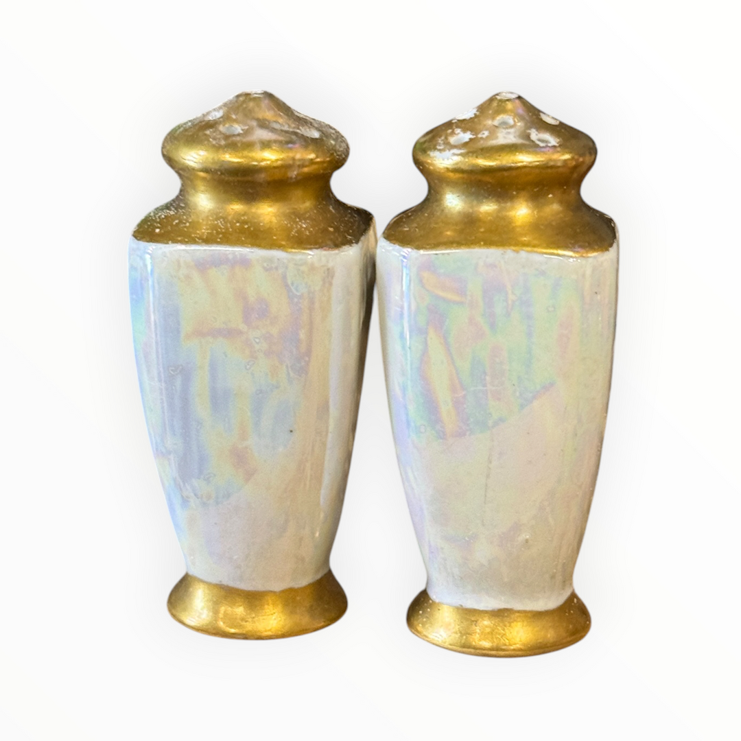 Salt and Pepper - Pearl Glazed Lusterware
