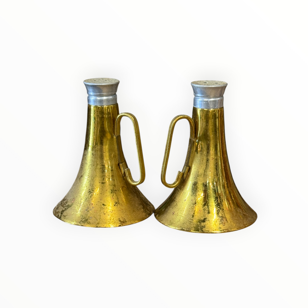 Salt and Pepper - Brass Bugle Pair