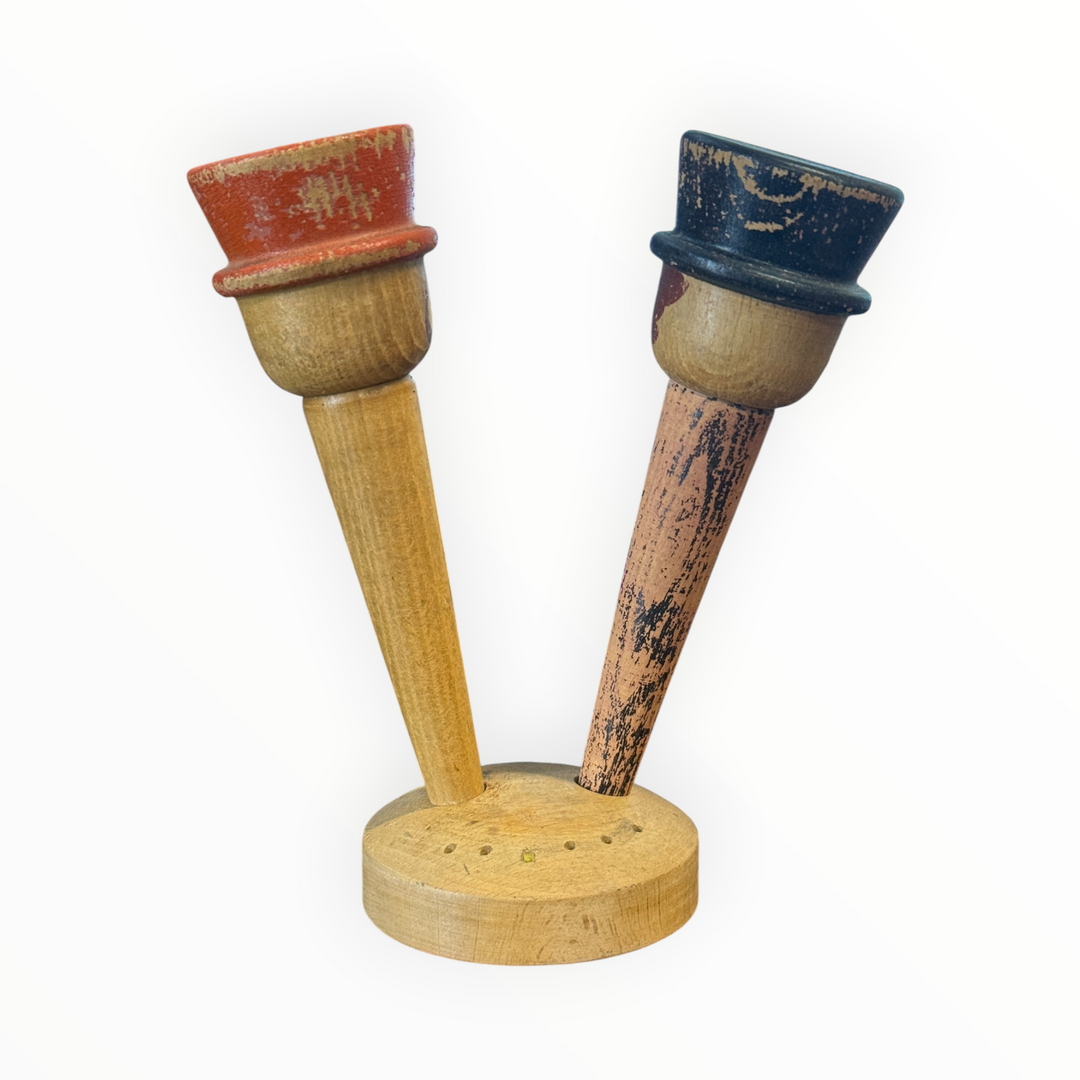 Salt and Pepper - Wooden Marbo Couple