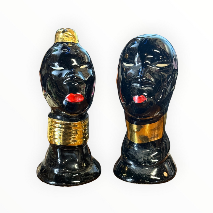 Salt and Pepper - African Tribal Man &amp; Woman