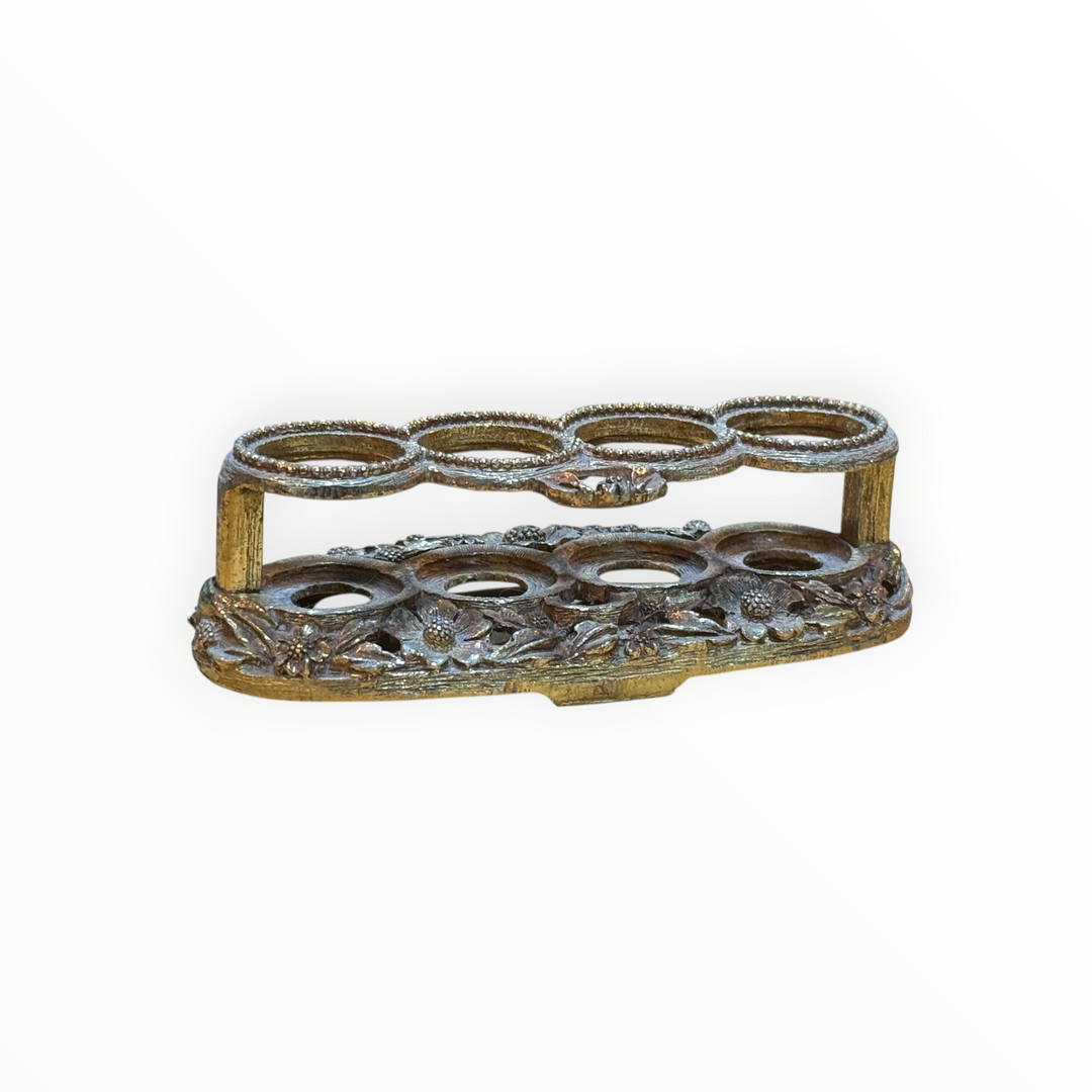 Vintage Brass Lipstick Holder