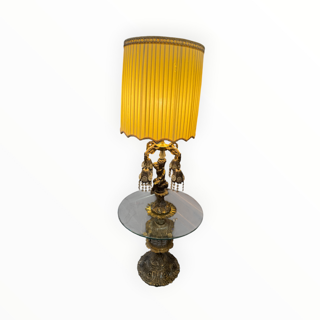 Vintage Hollywood Regency-style Brass Table Lamp  PICKUP ONLY