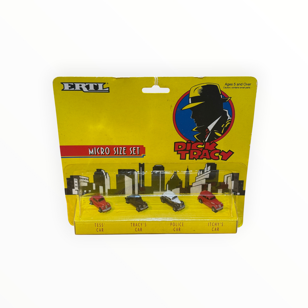 1990 Ertl Dick Tracy Micro Size Car Set (No. 2672)