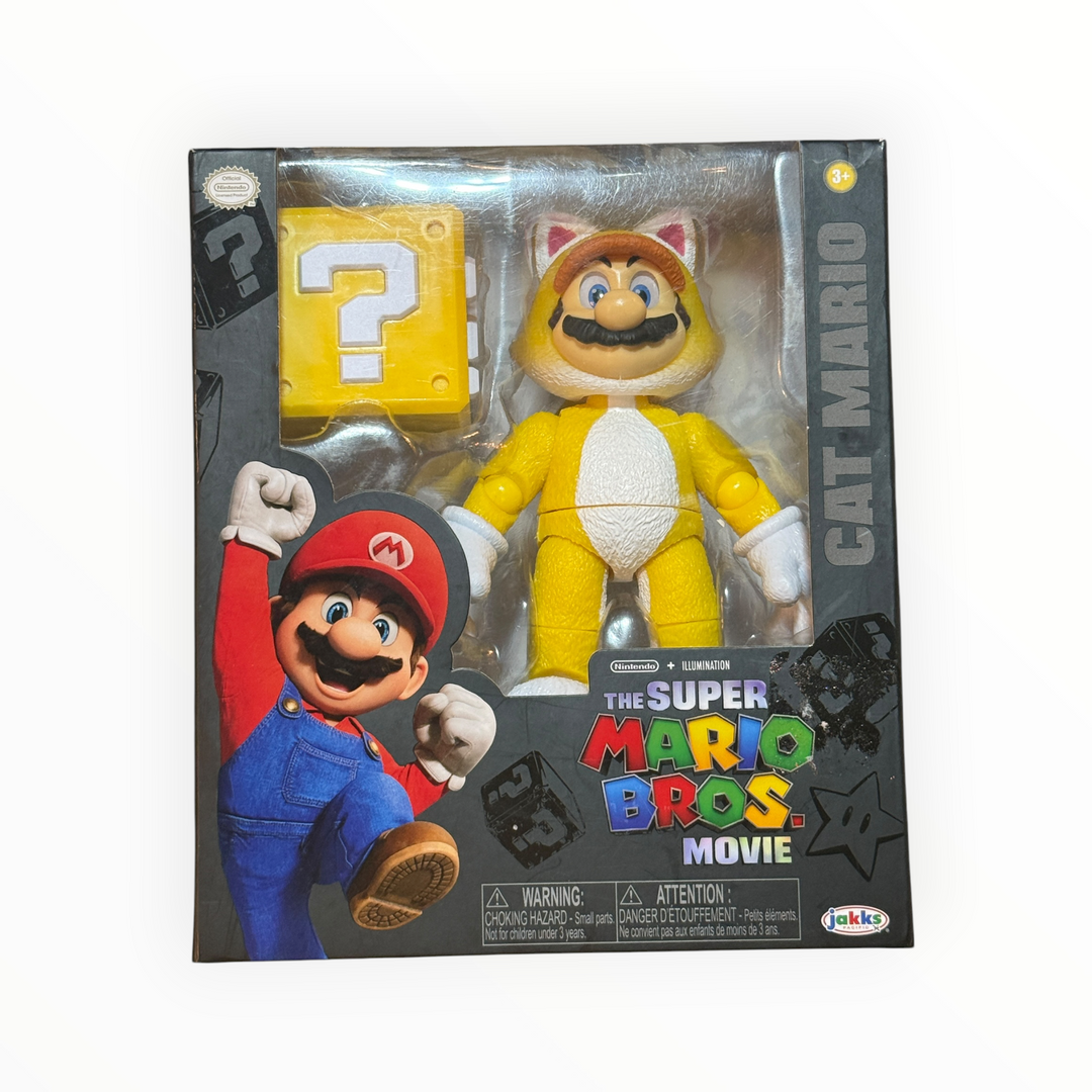 Jakks Pacific The Super Mario Bros. Movie 5-Inch Cat Mario Action Figure