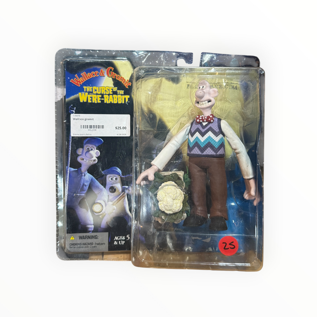 2005 McFarlane Toys Wallace action figure from Wallace &amp; Gromit: The Curse of the Were-Rabbit