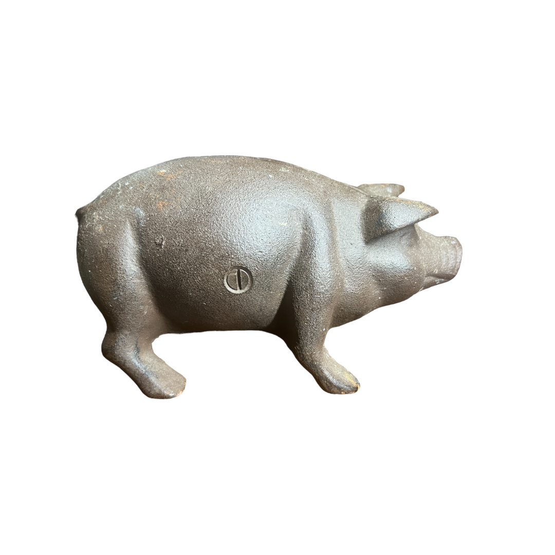 Cast Iron Pig Bank