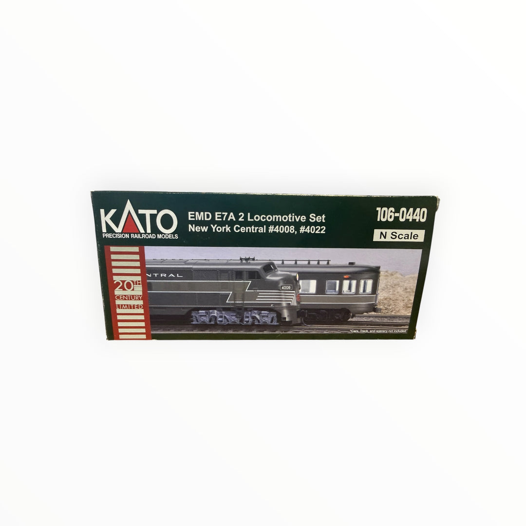 Kato N Scale ~ EMD E7 A-A Set  New York Central ~ 106-0440