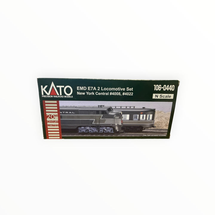 Kato N Scale ~ EMD E7 A-A Set  New York Central ~ 106-0440