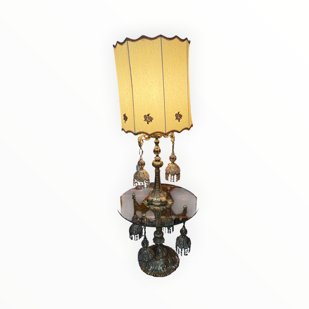 Vintage Hollywood Regency-style Brass Table Lamp  PICKUP ONLY