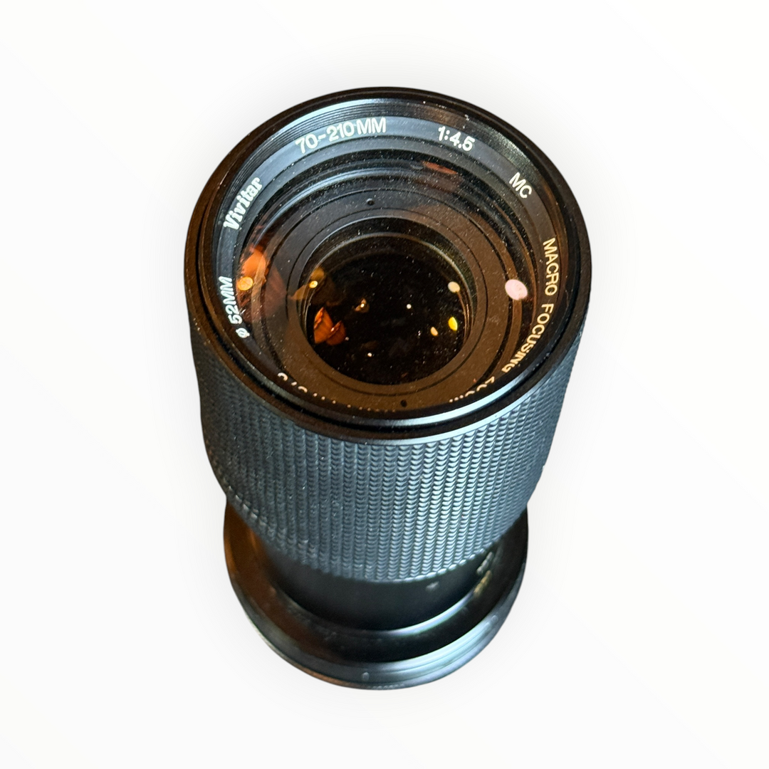Vivitar MC 70-210mm f/4.5 Macro Focusing Zoom Lens Manual Focus 52mm