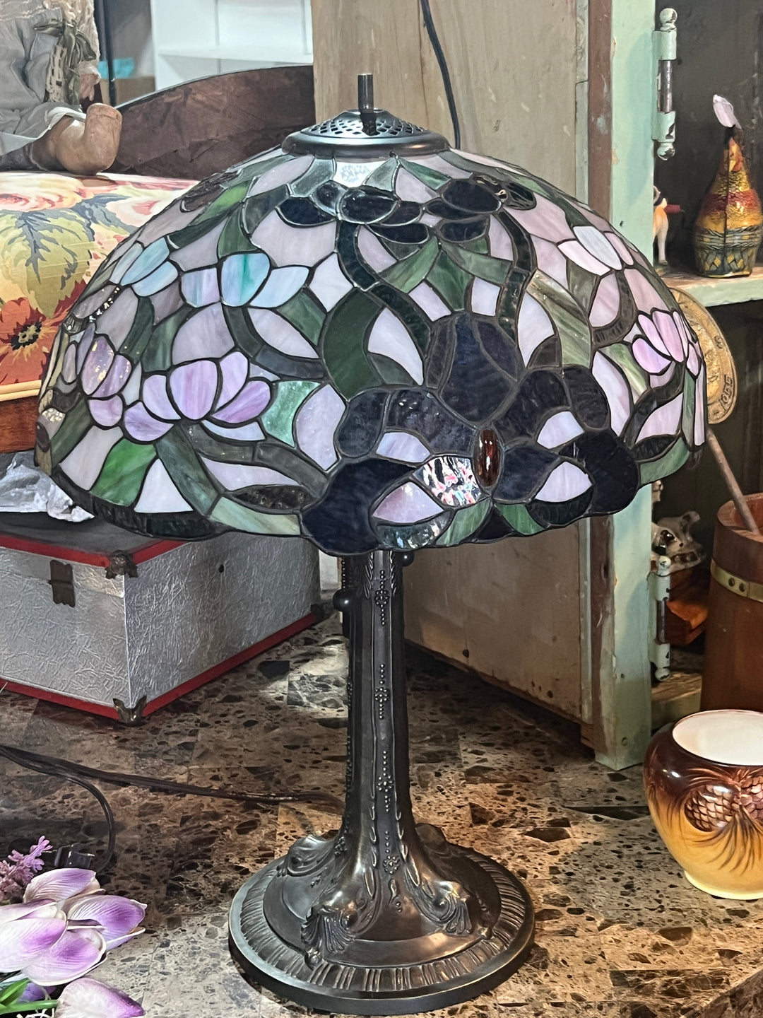 Tiffany Style Floral Lamp