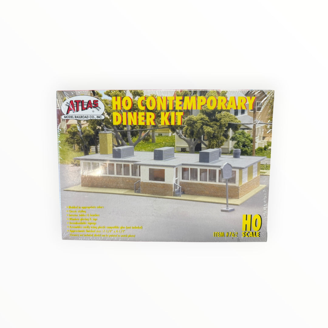 Atlas Model Railroad Co. HO Scale Contemporary Diner Kit, Item 