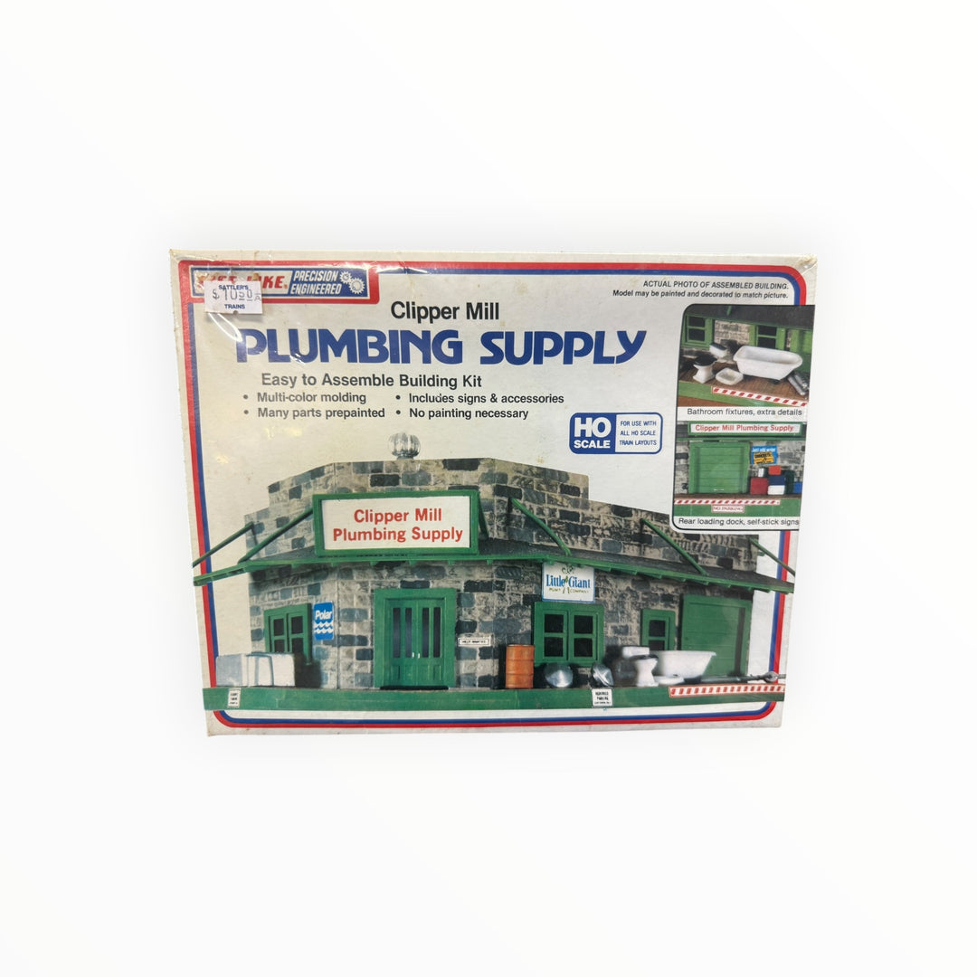 HO scale Clipper Mill Plumbing Supply Building Kit