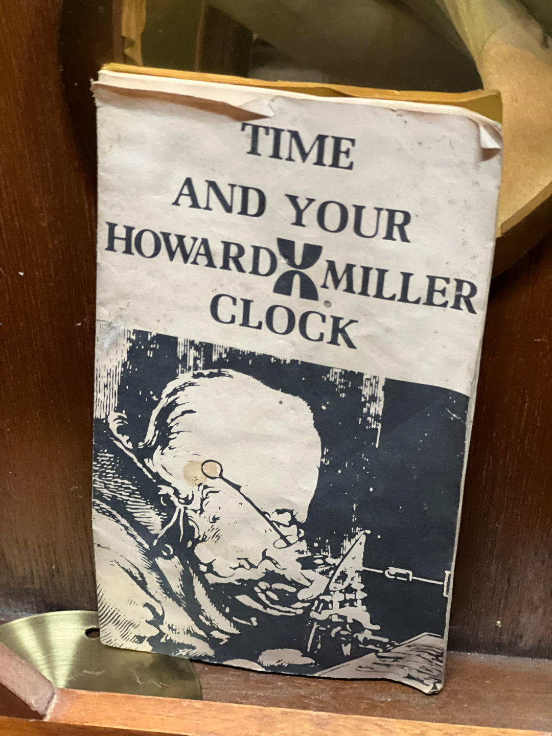 Vintage Westclox Pendulum Wall Clock 47in Tall Grandfather Carved Wood  PICKUP ONLY