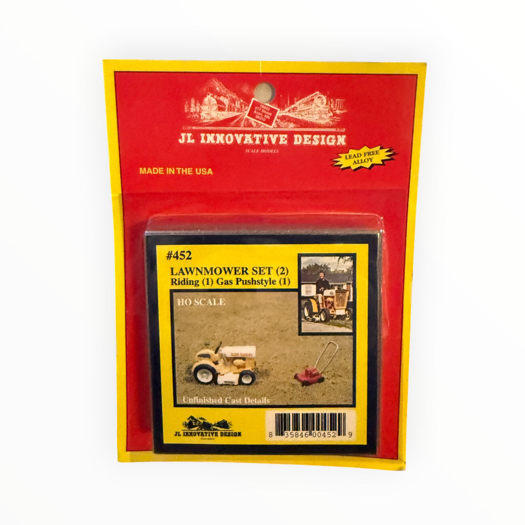 JL Innovative Design HO Scale Lawnmower Set 