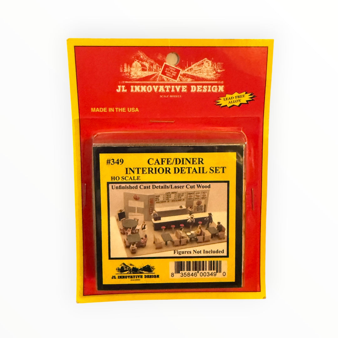 JL Innovative Design HO Scale Cafe / Diner Interior Detail Set 