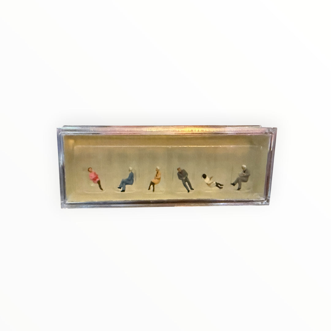 Preiser 79156 N Scale Pedestrians Seated Passengers