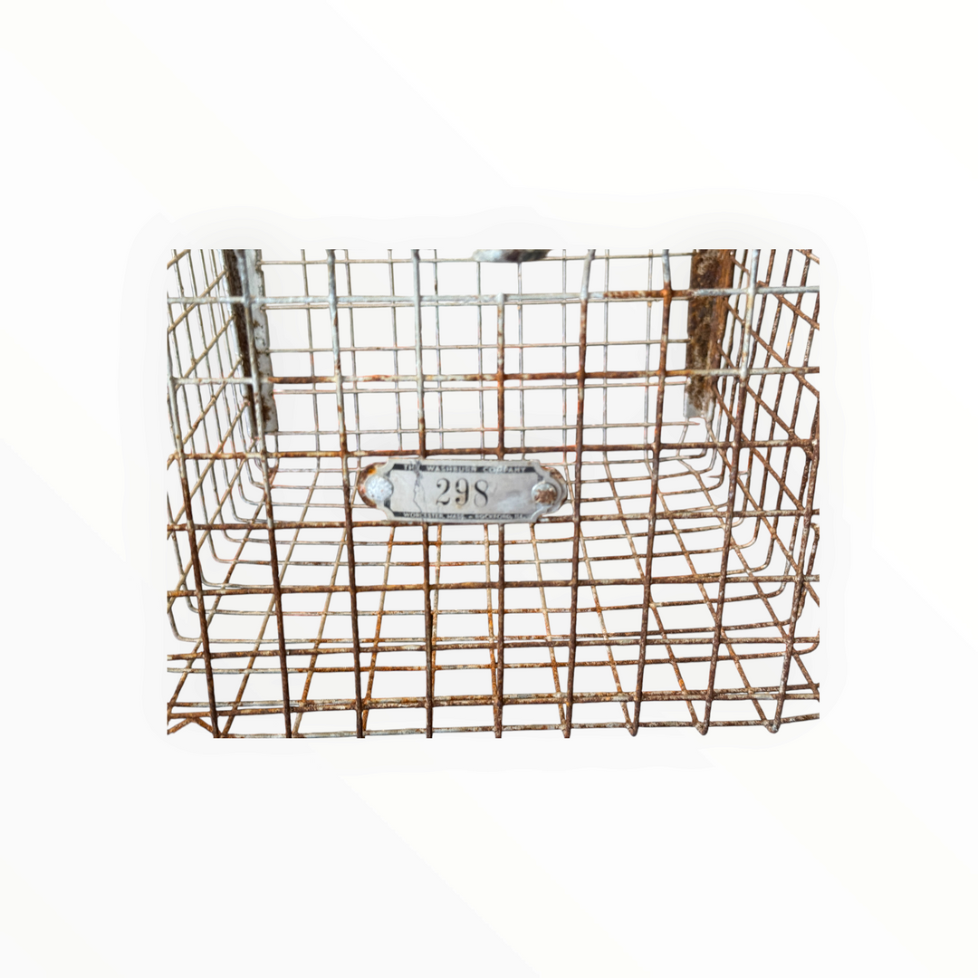 Vintage Wire Laundry Basket Washburn Company