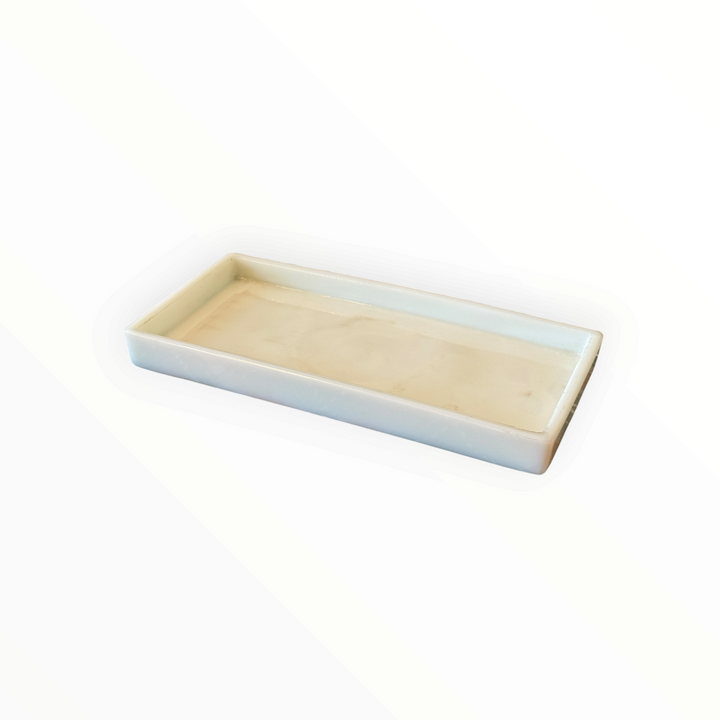 American Cabinet Co Milk Glass Instrument Organizer Tray 19 USA