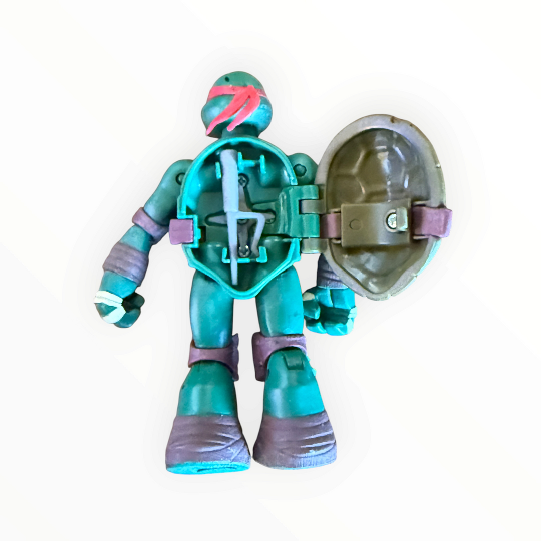 TMNT Raphael Action Figure 2013 Viacom Playmates Toys Red Mask Green