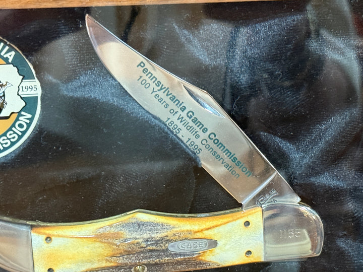 New Case XX PA Game Commission 1895-1995 Knife #6318 MFG 1995 USA