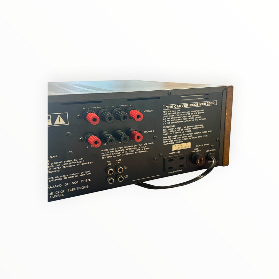 Carver Receiver 2000 (MXR-2000) Magnetic Field Power Stereo Receiver