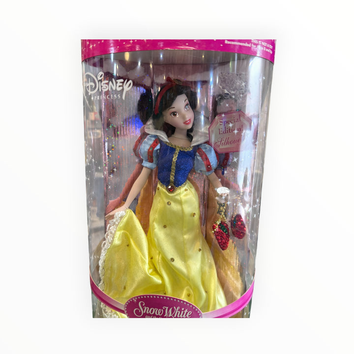 Disney Snow White Porcelain Doll Brass Key 25 years 18"