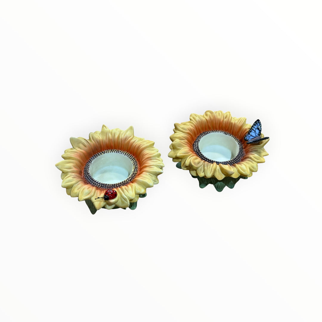 PartyLite Sunflower Buddies Teaalight Holders